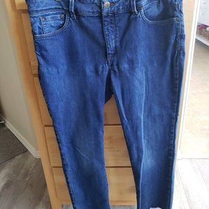 NYDJ 14P Petite Sheri Ankle Blue